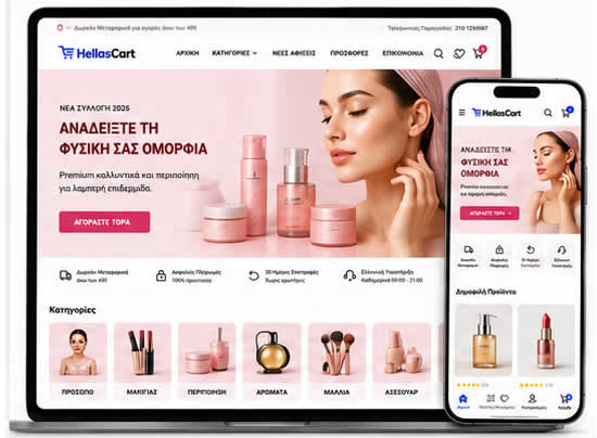 HellasCart Theme Preview