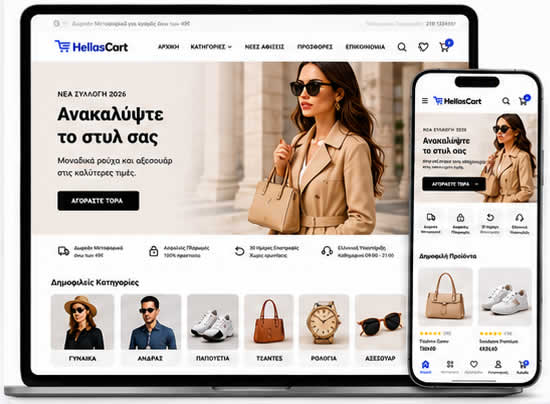 HellasCart Theme Preview