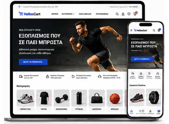 HellasCart Theme Preview